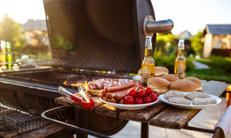 tempat barbeque di rumah